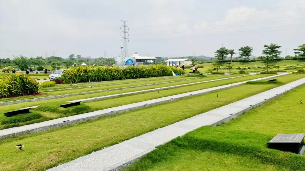 area lahan makam zona Khuzuaamaa tersedia
