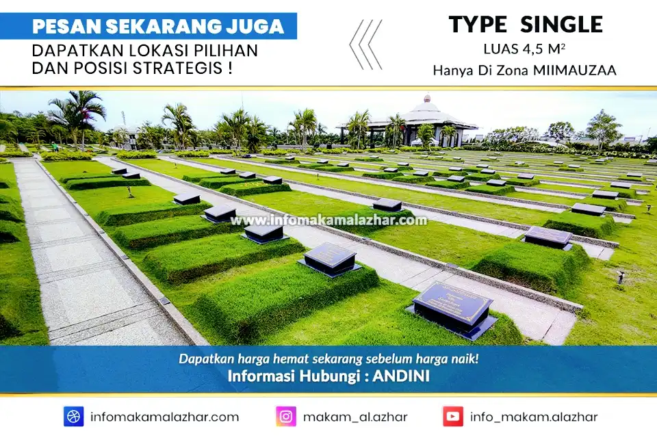 paket 10 single di al azhar memorial garden