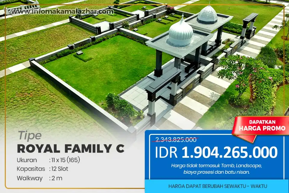 harga makam tipe royal family c