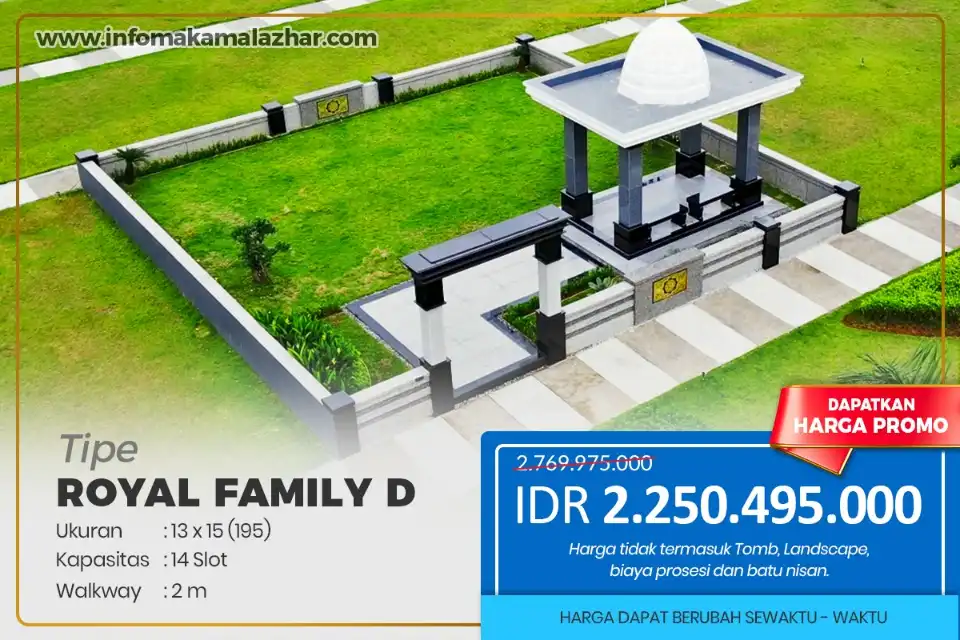 harga makam tipe royal family c