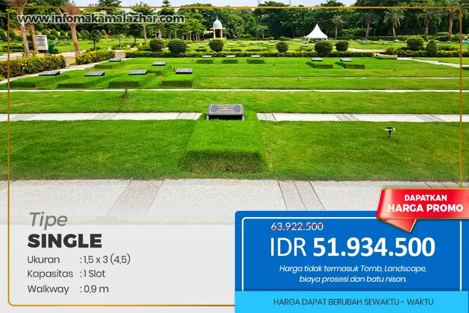 harga makam tipe single