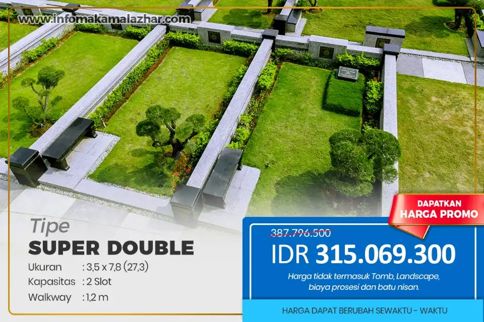 harga makam tipe super double