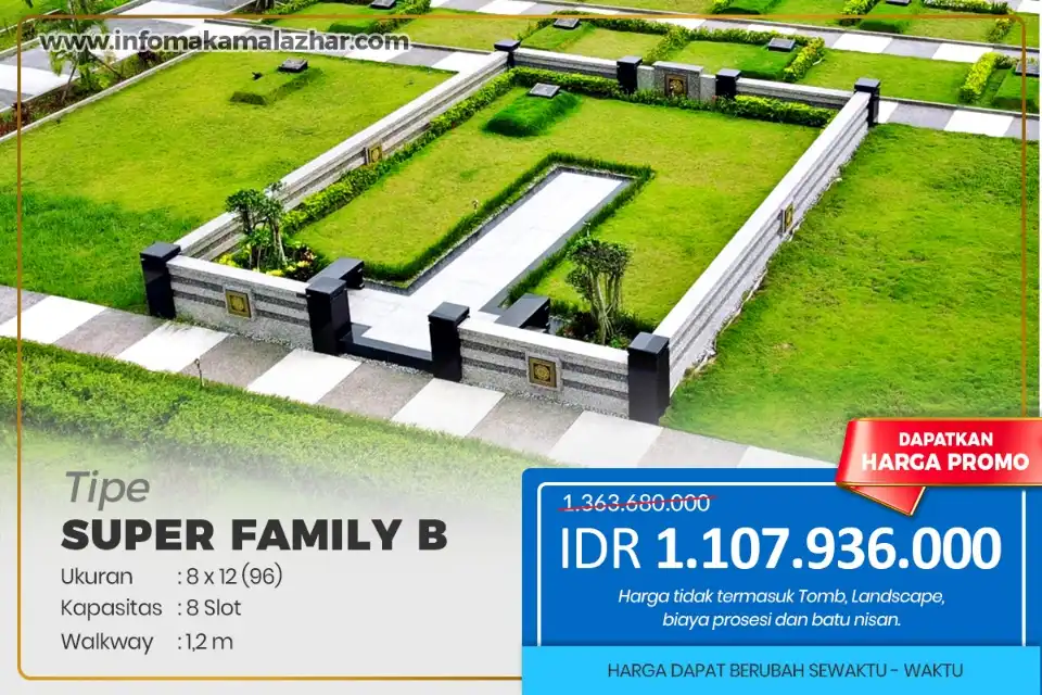 harga makam tipe super family b