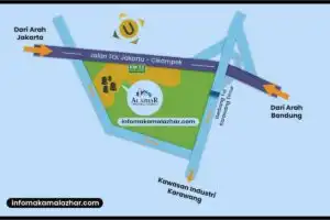 rute menuju al azhar memorial garden