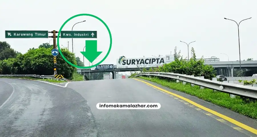 rute dan petunjuk arah menuju al azhar memorial garden